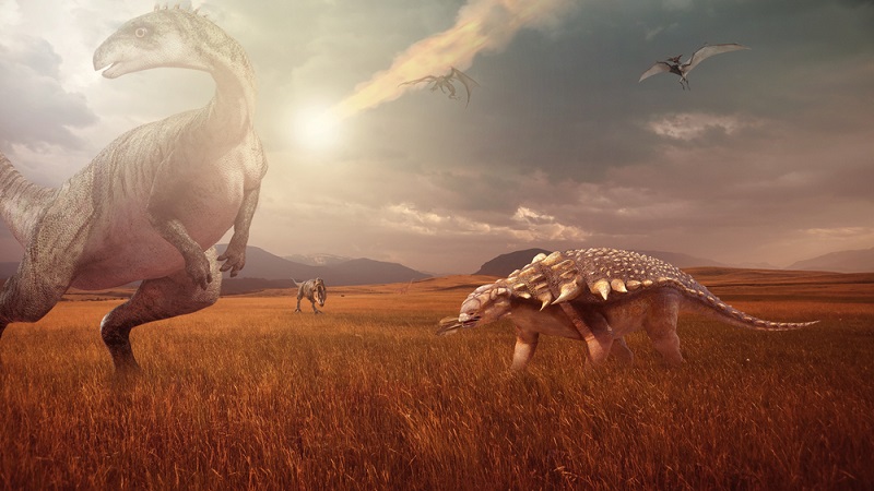 Novo estudo aponta que dinossauros podem não ter sido extintos por queda de asteroide