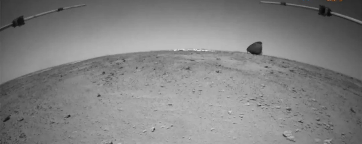 Rover Zhurong encontra equipamentos usados no pouso em Marte
