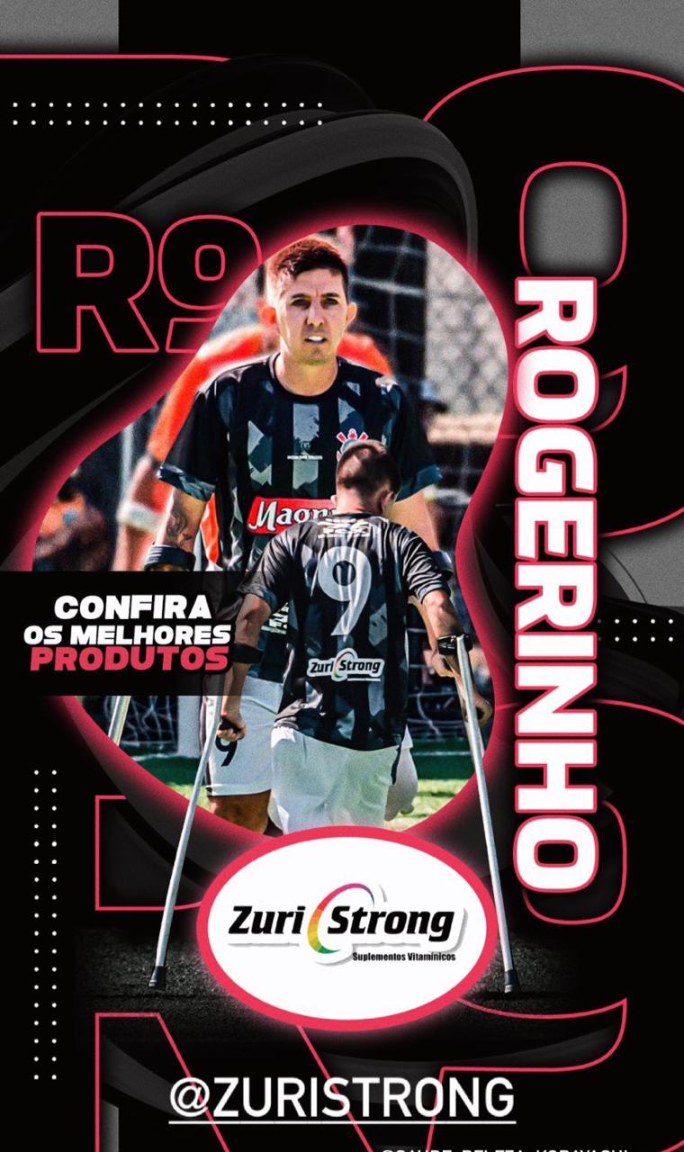 Rogerinho R9 fecha patrocínio com a Marca de Suplementos Zuristrong